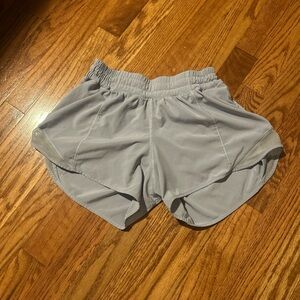 lululemon athletica Light Gray Women's Athletic Shorts